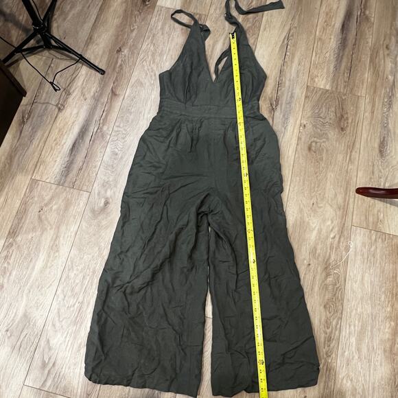 ADAM LIPPIES Women's Sage Halter Jumpsuit Size 10 - Picture 6 of 11